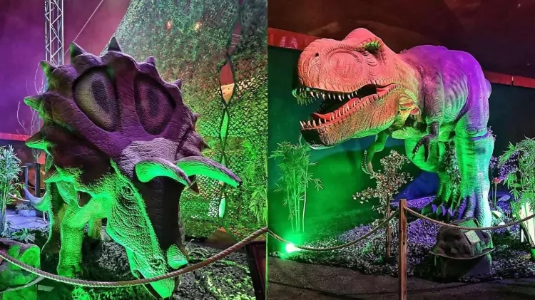 Se i dinosauri tornassero sulla terra? A Roma il primo parco giurassico itinerante con i giganti della preistoria "Dino Park". Tante curiosità e un viaggio nel tempo in 3D