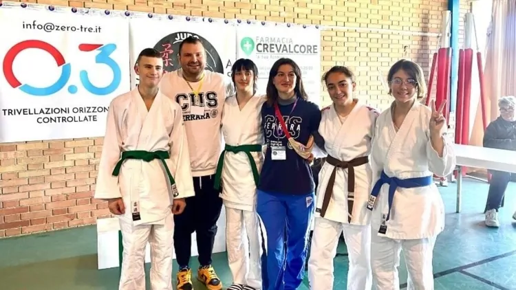 Judo, trionfi a Crevalcore: due argenti per gli atleti del Cus Ferrara