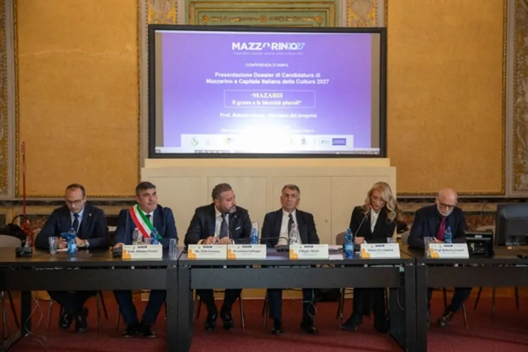 CS Conferenza stampa di presentazione del Dosseri di candidatura di Mazzarino a Capitale Italiani di Cultura 2027