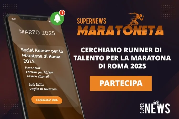 Aperte le selezioni per "Maratoneta SuperNews": la testata avvia la ricerca dei suoi runner per la Maratona di Roma 2025