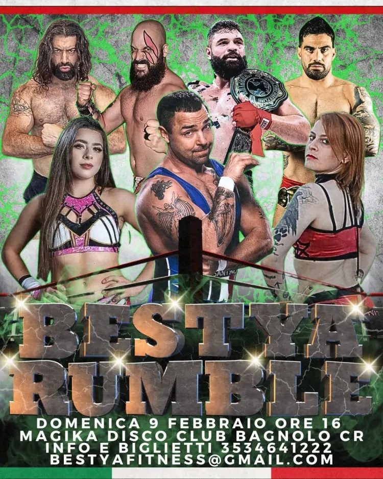 Wrestling, tutto pronto per la Bestya Rumble!! A BagnoloCremasco il grande ritorno di Santino Marella