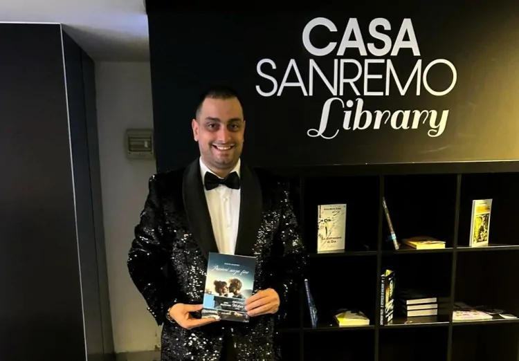 Lo scrittore Giuseppe Cossentino: una vera star della letteratura con il suo romanzo Passioni senza fine a Casa Sanremo Writers 2025