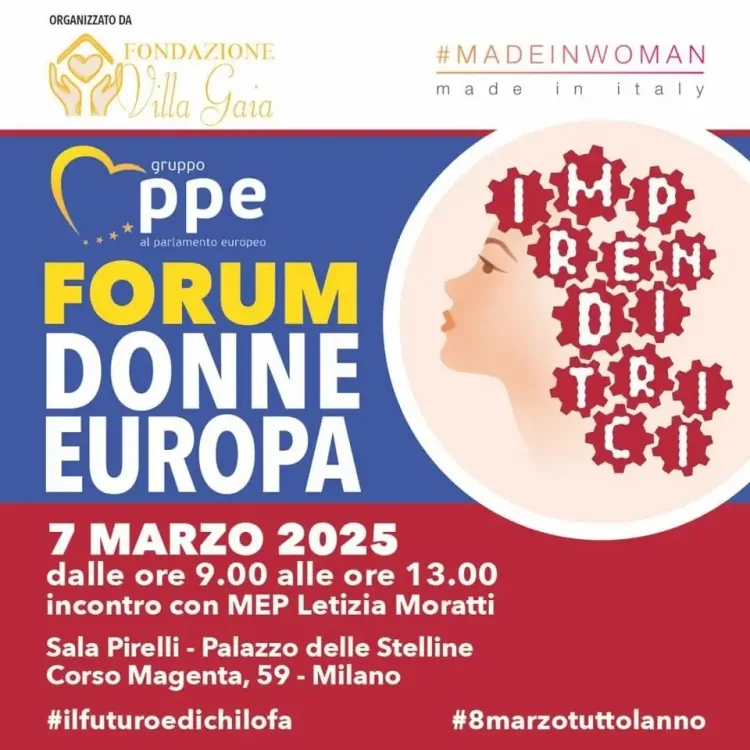 AGENDA FORUM DONNE EUROPA 2025