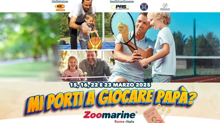 "Mi porti a giocare papà?". A Zoomarine cellulare off e cuore on. Doppio week end di sport per fare squadra in famiglia